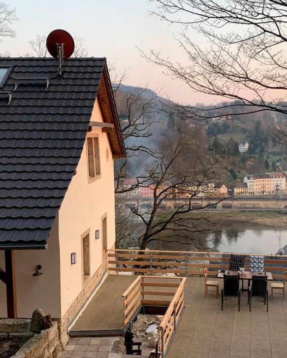 Luxusboofe - Ferienhaus Am Lilienstein 쾨닉슈타인 안 데어 엘베 외부 사진