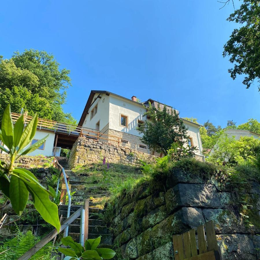 Luxusboofe - Ferienhaus Am Lilienstein 쾨닉슈타인 안 데어 엘베 외부 사진